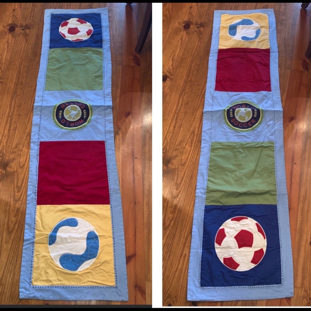 Pottery Barn Kids Soccer Ball Runners